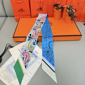 Шарф Hermès Cheetah Bandana Twilly из 