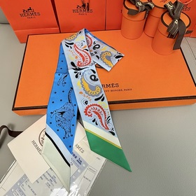 Шарф Hermès Cheetah Bandana Twilly из 