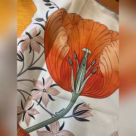 Шелковый шарф Hermès Eternal Bouquet 9