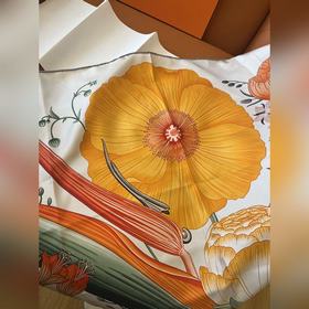 Шелковый шарф Hermès Eternal Bouquet 9
