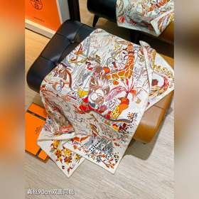 Двусторонний шелк твила 90x90 см, 18 н