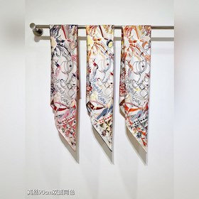 Двусторонний шелк твила 90x90 см, 18 н