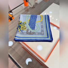 Шарф Hermès, ручной работы, сшитый с п