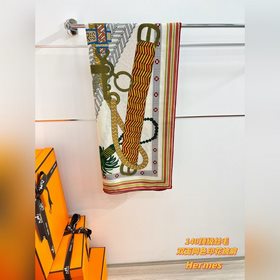 Шарф Hermès, ручной работы, сшитый с п