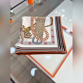 Шарф Hermès, ручной работы, сшитый с п