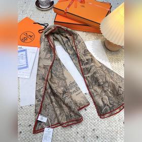 Новинка Hermès： кашемировый квадратный