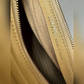 Складной кожаный браслет-клатч из кожи