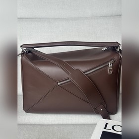 Большая сумка из кожи ягненка Напа, ле