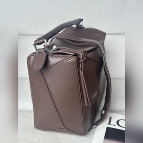 Большая сумка из кожи ягненка Напа, ле