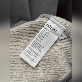 LOEWE Кожаная кофта с капюшоном и выши