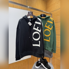 Свитшот с капюшоном и принтом Loewe