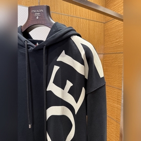 Свитшот с капюшоном и принтом Loewe