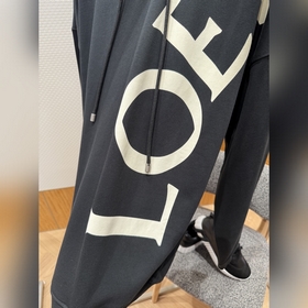 Свитшот с капюшоном и принтом Loewe 