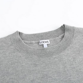 LOEWE Утепленный свитер с круглым выре