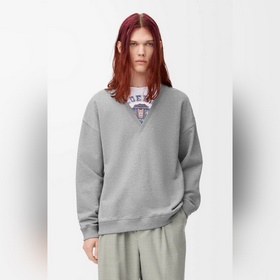 LOEWE Свитшот с V-образным вырезом и в