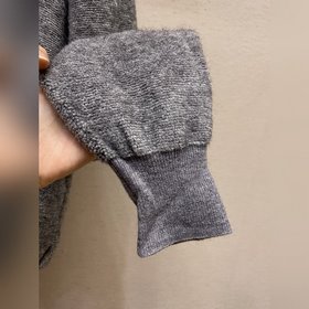 Loewe, вязаный худи с вышитым логотипо