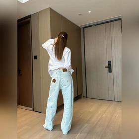 Брюки LOUIS VUITTON Candy с вышивкой и