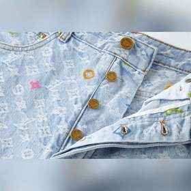 Брюки LOUIS VUITTON Candy из джинсовой
