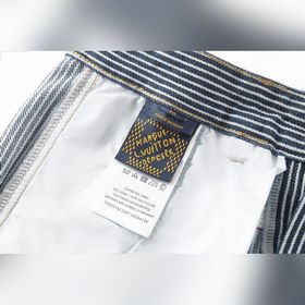 LOUIS VUITTON Джинсовые брюки с вышивк