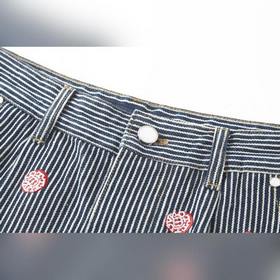LOUIS VUITTON Джинсовые брюки с вышивк