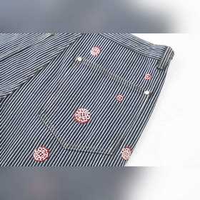 LOUIS VUITTON Джинсовые брюки с вышивк