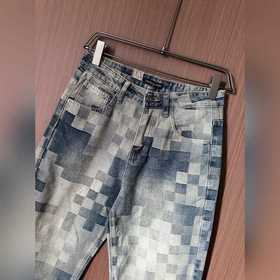 Джинсы Louis Vuitton Checkered Skate с