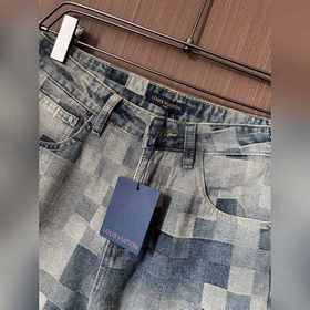 Джинсы Louis Vuitton Checkered Skate с