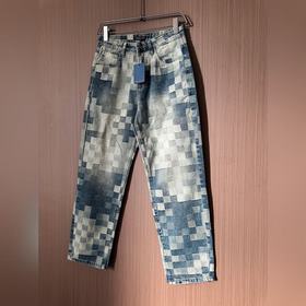 Джинсы Louis Vuitton Checkered Skate с