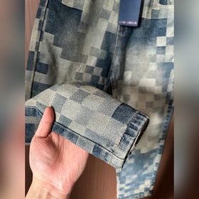 Джинсы Louis Vuitton Checkered Skate с