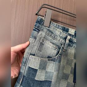 Джинсы Louis Vuitton Checkered Skate с