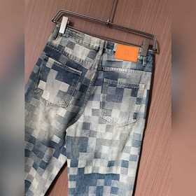 Джинсы Louis Vuitton Checkered Skate с