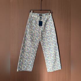Джинсы Louis Vuitton Checkered Skate с
