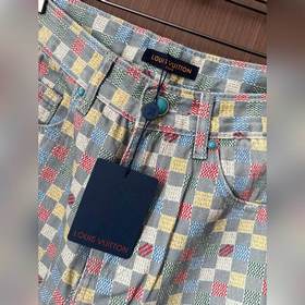 Джинсы Louis Vuitton Checkered Skate с