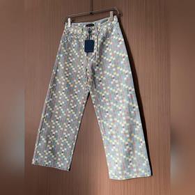 Джинсы Louis Vuitton Checkered Skate с