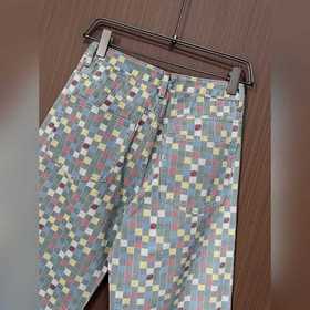 Джинсы Louis Vuitton Checkered Skate с