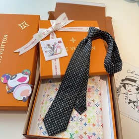 Галстук Louis Vuitton Monogram Культов