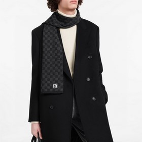 Классический шерстяной шарф LV Damier