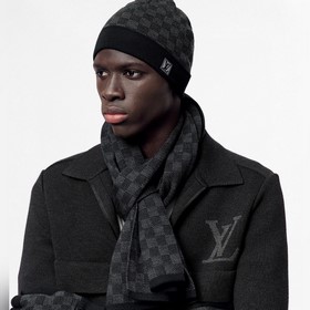 Классический шерстяной шарф LV Damier