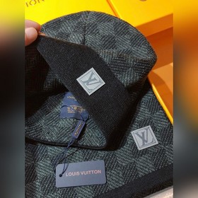 Классический шерстяной шарф LV Damier 