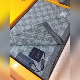Классический шерстяной шарф LV Damier 