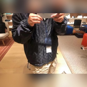 LV Двусторонняя куртка из тонкого жакк