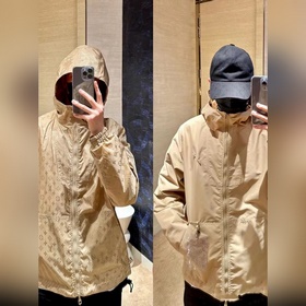 LV Двусторонняя куртка из тонкого жакк