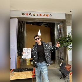 Пуховик Louis Vuitton x Yayoi Kusama P