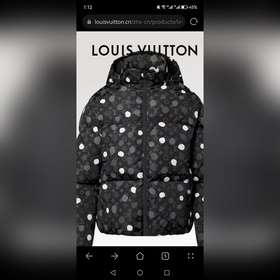 Пуховик Louis Vuitton x Yayoi Kusama P