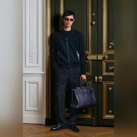LOUIS VUITTON Кожаный вязаный шерстяно