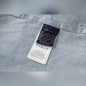 LOUIS VUITTON Куртка из вымытого деним