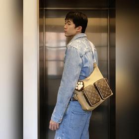 LOUIS VUITTON Куртка из вымытого деним