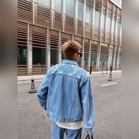 LOUIS VUITTON Куртка из вымытого деним
