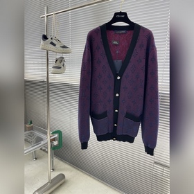 Кардиган Louis Vuitton с жаккардовым г