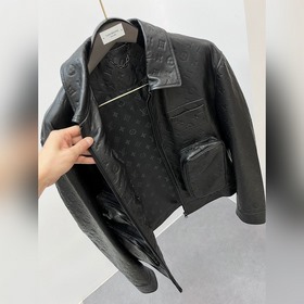 Мужская кожаная куртка Louis Vuitton： 